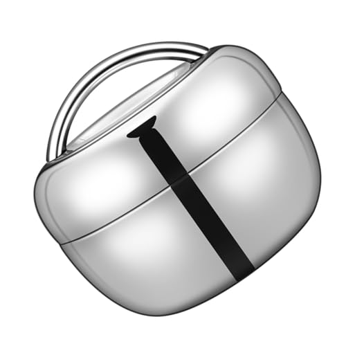 Zerodeko Fiambrera Inoxidable Fiambrera de Dos Capas Caja de Comida Térmica Aislante para Estudiantes y Uso Escuela y Picnic Contenedor Reutilizable