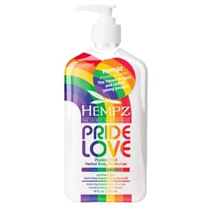 Hempz Body Lotion – Passion Fruit Pride Love – Limited Edition Daily Moisturizing Cream, Shea Butter, Aloe, Lavender Extract Body Moisturizer – Skin Care Products, Hemp Seed Oil – Large