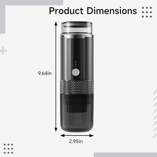 Cafetera portátil para auto y hogar con tanque 0.5 L miniatura 4