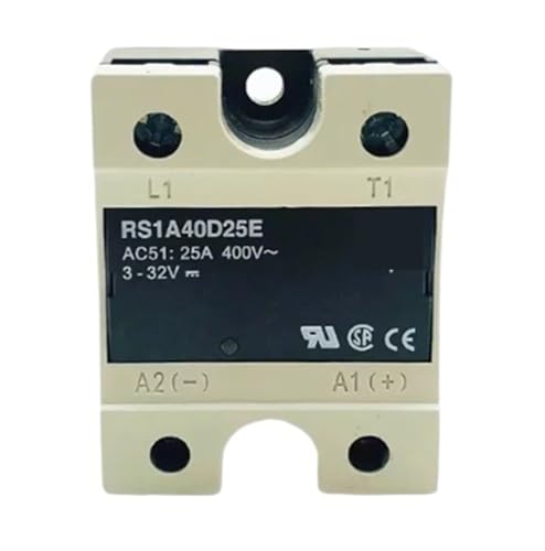 Relais statique RS1A40D25E monophasé 25A 400V AC pour commande de chauffage