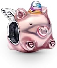 Charm Pandora Moments 792573C01 cerdito unicornio