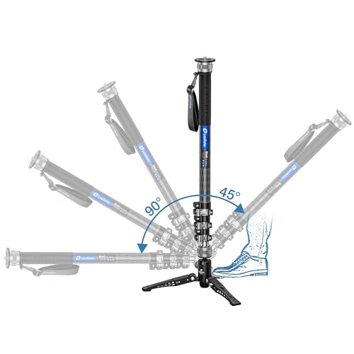 LEOFOTO VD-04 Trépied pour Monopode mini support de table compact en aluminium