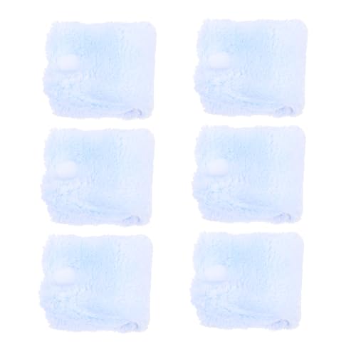 WOFASHPURET 6pc Coral Velvet Hair Curls Satin Heatless Curling Set Hairdressing Tool Women Beauty Aid