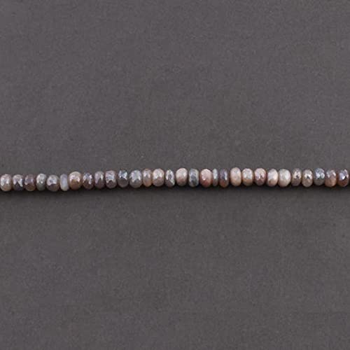 Perles en pierre de lune 7mm argentées pour atelier bijoux et loisirs créatifs