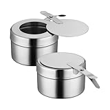 Angoily 2PCS Stainless Steel Alcohol Stove Fire Holder, 3.6×2.3×2.2 Inch...