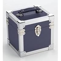 VINYL BUDDY Étui de rangement en aluminium pour disques vinyles de 30,5 cm, peut contenir jusqu'à 40 disques vinyles, comprend 101,6 x 30,5 cm, Rouge, Valise