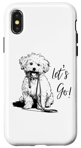 �r�V�����t���[�[�uLet's Go!�v�f�U�C�� ? �n�b�s�[�h�b�O�f�U�C�� �X�}�z�P�[�X iPhone X/XS �p