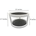 Evelots Lazy Susan-2 Tier-Non Skid-Spinning Turntable-Pantry/Cabinet/Counter 1 Unit