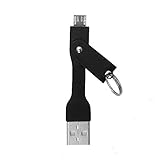 dCables Short Bendy Micro USB Charging Cable Key - 2.75 Inch