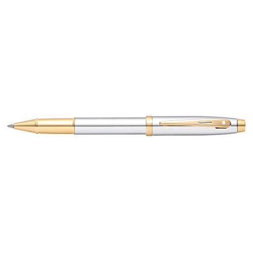 Sheaffer 100 Rollerball Chrom mit Gold Applikationen Cover