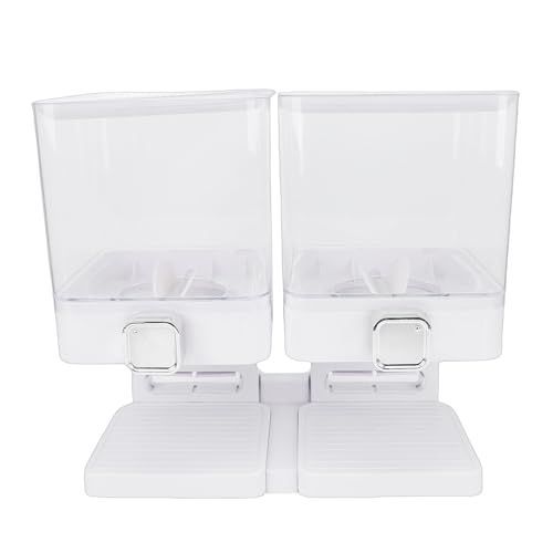 Distributeur de céréales hermétique design blanc en PET résistant - 7