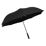 BetterBrella Reverse Open Wind-Proof Umbrella, Black