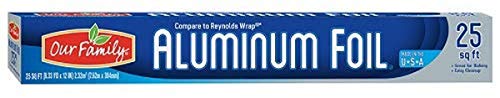 Our Family Aluminum Foil, 25 Square Foot Roll image 2