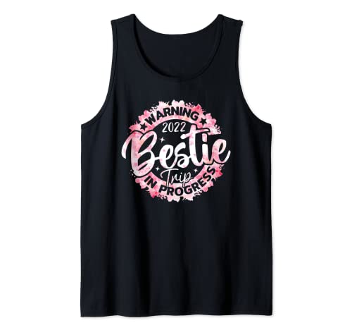 Avviso 2022 Bestie Reunion Trip In Progress Regali divertenti Canotta