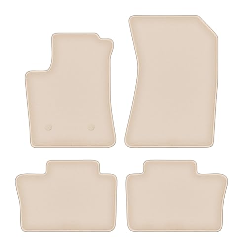 Tapis de sol en velours haut de gamme finition élégante beige Austral