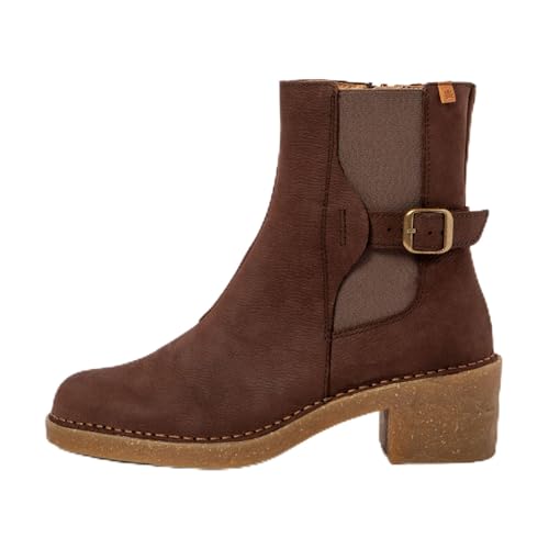 El Naturalista N5669 bottines marron avec semelle amortissante en cuir