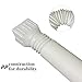 2 Pack Flexible Rain Gutter Downspout Extensions,Drain Downspout Extender,Gutter Extension Flexible,Down Spout Drain Extension Pipes,Extendable from 21 to 60 Inches (White)