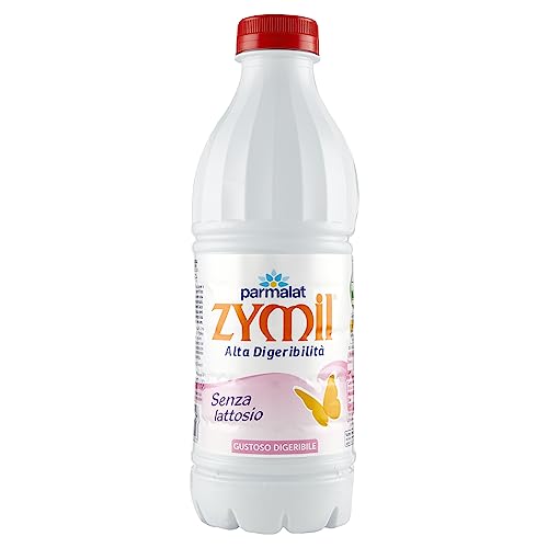 Zymil Latte Gustoso Digeribile, Senza Lattosio, UHT con il 3% di Grassi, ad Alta Digeribilità, Lunga Conservazione, 1L