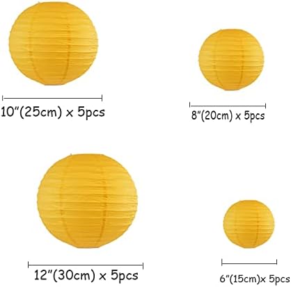 Paper Lanterns,Paper Lantern Paper Lantern Lamps Paper lampion Lantern Assorted Sizes Round Boule Wedding Party Hanging Decor Favor