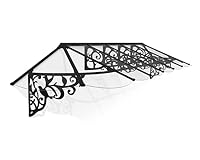 Palram - Canopia Lily 4100 Black Clear Door Canopy