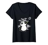 Photo Gallery donna panda badminton player | racchetta volano maglietta con collo a v Photo Gallery donna panda badminton player | racchetta volano maglietta con collo a v