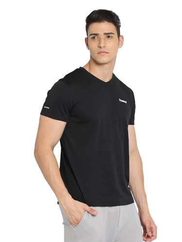 Image of hummel Amero Men's T-Shirt 2.0 | Comfortable | Breathable Fabric | Durable | for Everyday Use | Ideal for Yoga or Gym | T-Shirt for Men