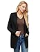 GRACE KARIN Womens 2025 Knit Sweater Blazer Black Open Front Fall Fashion Cardigans Sweater Jacket Winter Clothing XL