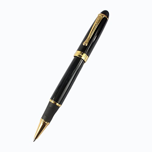 Gullor Advanced Roller Ball Pen Jinhao X450 Black With Golden #TOP12