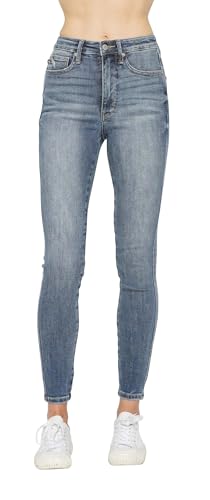 Judy Blue High Waisted Tummy Control Contrast Wash Skinny Jeans 88767