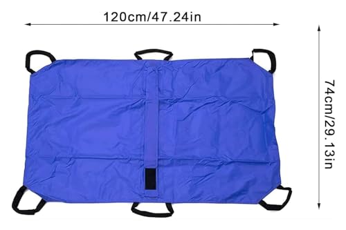 Tragbarer Pet Stretcher für Hunde – Notfall-Tiertransport-Bahre mit Sicherheitsgurt, faltbar & leicht, sichere Tragelösung in Blau, Einheitsgröße