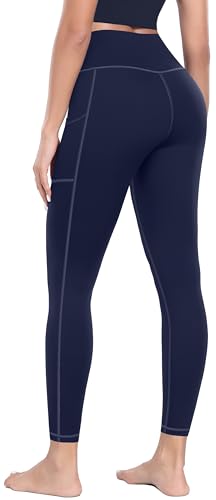 Image of MIRITY Yoga Leggings with Pockets for Women - High Waist Tummy Control Pants for Workout Pack of 4