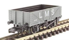 Peco - N Gauge - 9ft 5 Plank Open Wagon - LMS (NR-5003M), Grey, 45