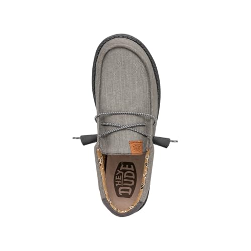 Image of HEYDUDE Men's Wally Washed Canvas, Men's Shoes, Slip-on Loafers, Comfortable & Light-Weight