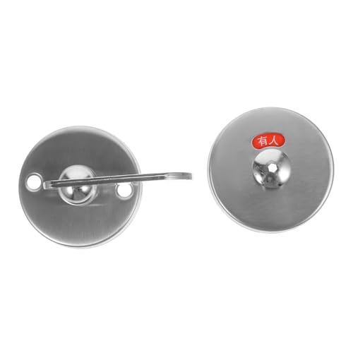 BUGUUYO Strong Zinc Alloy Stainless Steel Toilet Lock Easy Cleaning Design for Public Toilets