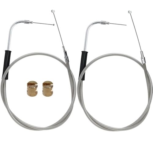 Câbles d'accélérateur de ralenti tressés 97CM anti grippage