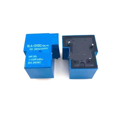 Relé de 4 pines SLA-12VDC-SL-A interruptor de potencia 30A 250VAC de 5 piezas