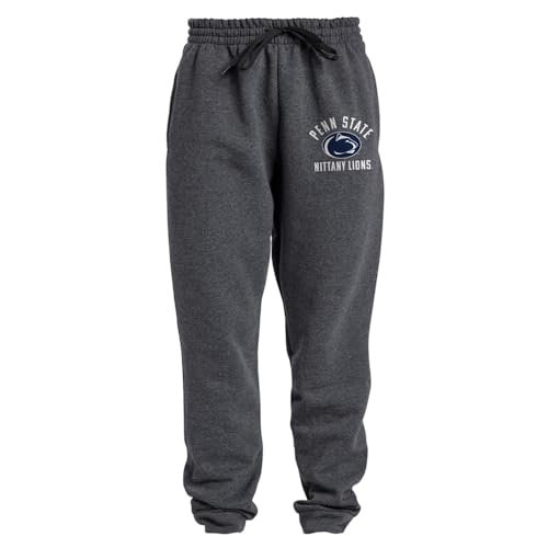 Officially Licensed Jogger Sweatpants Unisex for Men & Women with Pockets Arched Text Charcoal Collection3