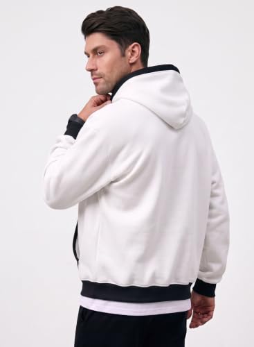 Image of JMIERR Men's Hoodies Sweatshirts Casual Fleece Pullover Hoodie Pocket