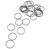 LRXIYODE 30 Stück Flache Gummiriemen 44mm X 1,2mm Ersatz Antriebsriemen für Kassettenspieler Dvd und Videorecorder Geräuscharm Stoßdämpfend Langlebig für Heim Audio Zubehör