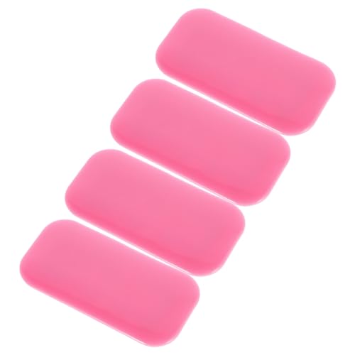 FOMIYES 4pcs Silicone Lash Pads for Eyelash Extensions Portable Lash Tray Eyelash Holders for Women