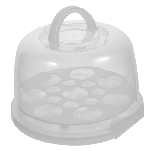Cabilock 1 Set Clear Cake Storage Container with Lid Portable Dessert Carrier for Transport for Bakery Events and Reusable Design for Cakes and Pies