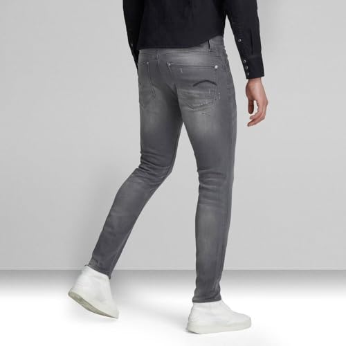 Image of G-STAR RAW Men's Defend Super Slim-Fit Jean in Slander Grey Superstretch
