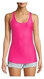 No Boundaries Juniors Scoop Neck Tank (XS-1,Pink Rose)