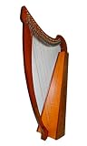 40" TALL Roewood HARP 32 String Celtic Harp Extra Strings Lever and Carrying case New
