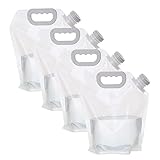 【Descripción del producto】 Hecho de plástico transparente, no tóxico, de seguridad de grado alimenticio; sin olor ni sabor a plástico, conveniente, flexible, de gran capacidad, puede colocarse en un tanque de agua móvil, muy conveniente para almacenar, duradero y reutilizable.