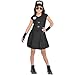 S.W.A.T Girl Costume - Large (12-14) - All Black & Fun Design Outfit, Perfect For Halloween, Costume Parties & More - 1 Set