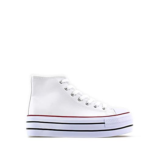 Zapatillas Deportivas Mujer Blancas 41 Marca MODELISA