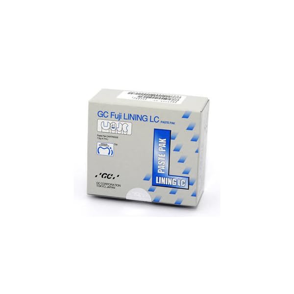GC 014402 Fuji Lining LC Glass Ionomer Dental Cement Paste Pack 001887, Light-Cured, Fluoride-Releasing, Radiopaque