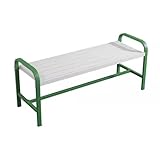 Robuste Gartenbank aus Metall, wetterfest für den Außen- und Innenbereich, perfekt für Terrasse,...