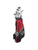 Wilson ProStaff SGI Herren Golf Komplettset 7-SW Driver, Holz 5 Hybrid 5 Putter Bag